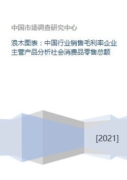 浪木图表 中国行业销售毛利率企业主营产品分析社会消费品零售总额